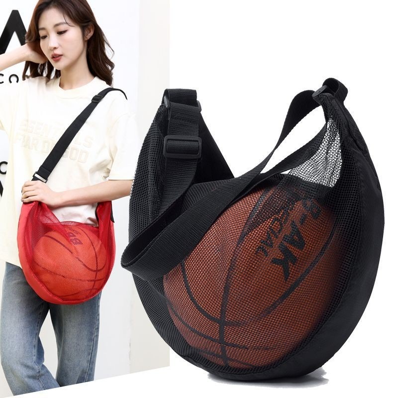 Rugby Training Ball - Large Capacity Mesh Sports Ball Bag