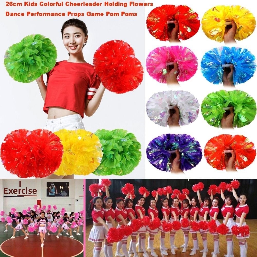 26cm Kids Game Pom Poms Multic - Cheerleading Pom Pom review and price