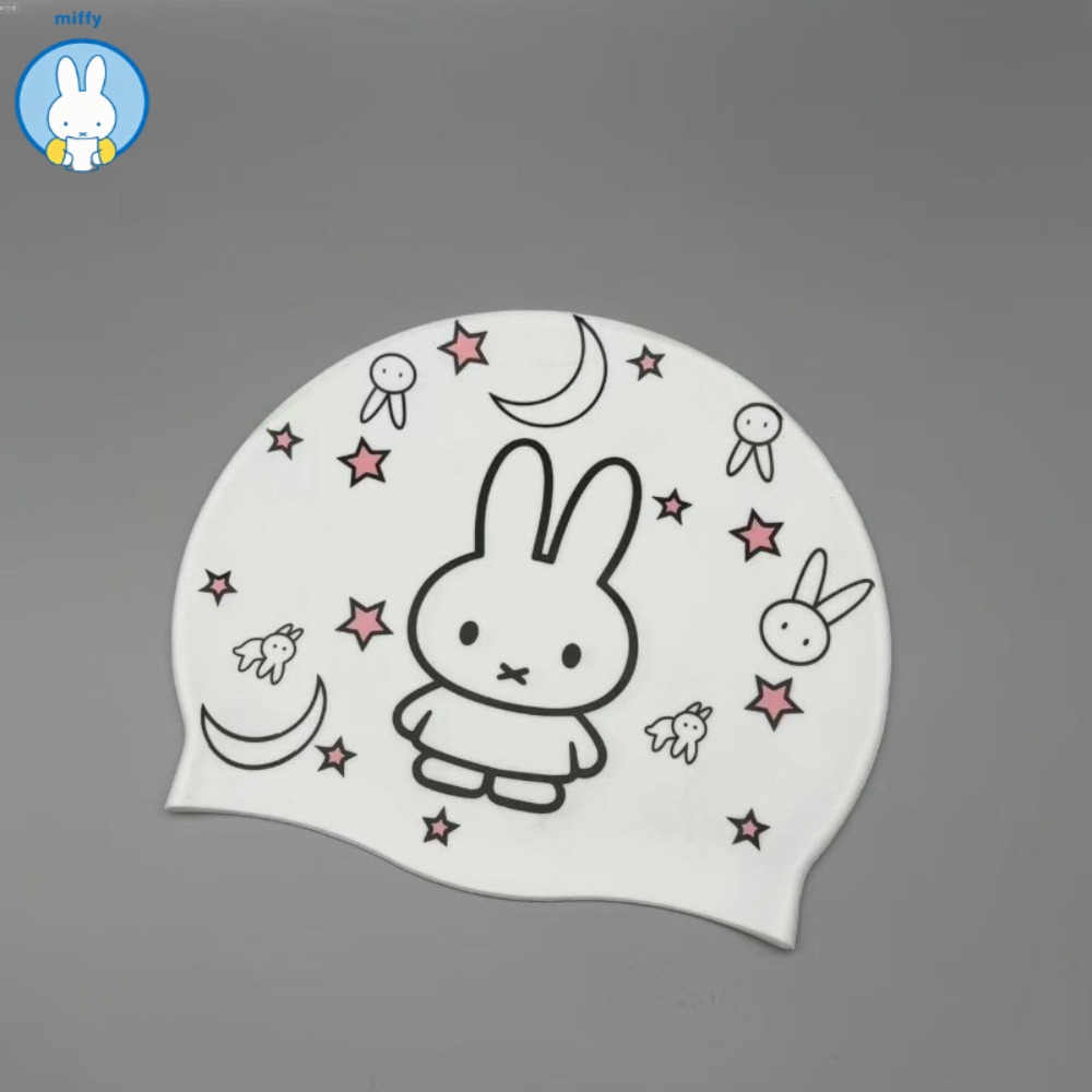 Kawaii Miffy New Cute Silicone - Swim Cap Silicone review and price