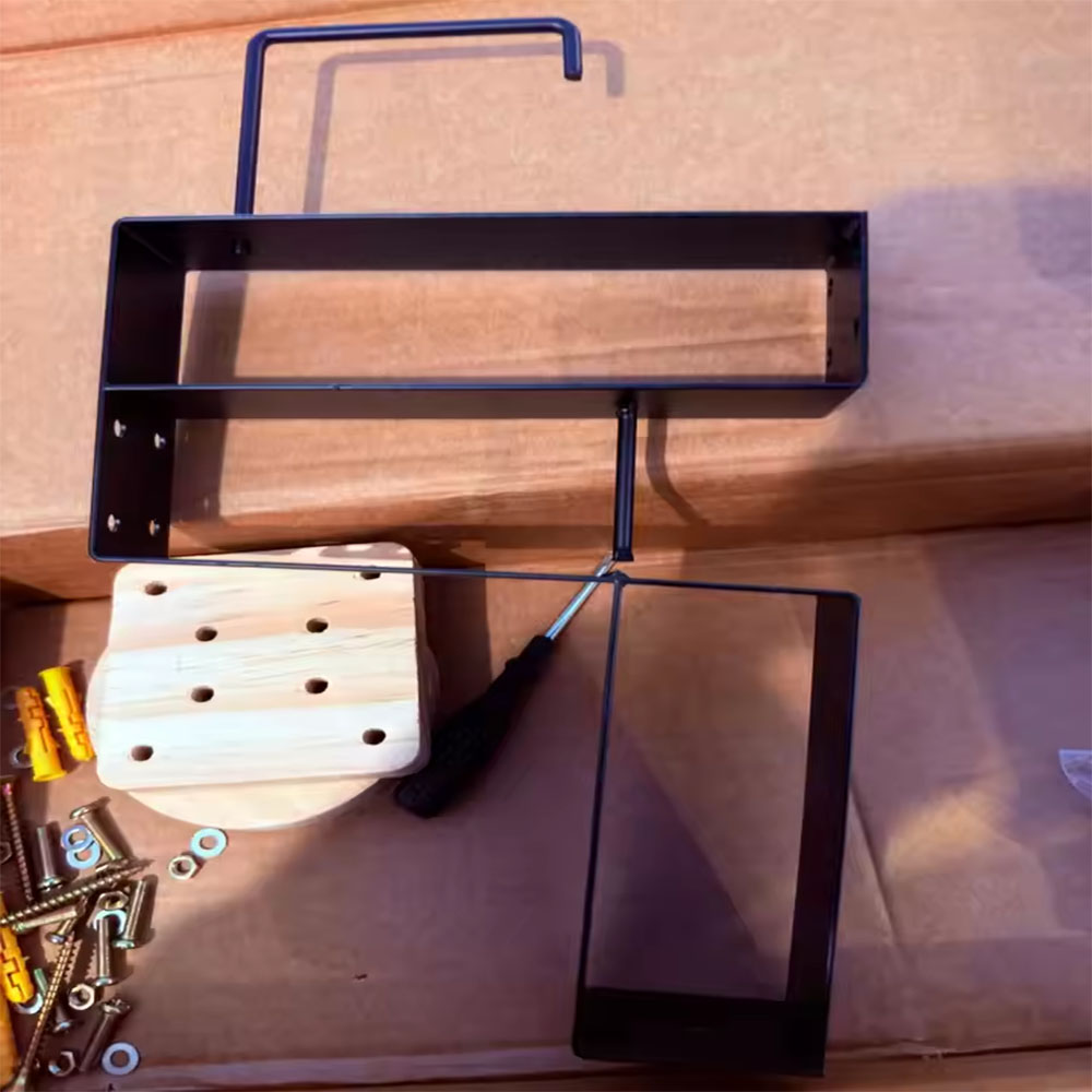 Wood Motorcycle Helmet Holder  - Sports Equipment Storage Rack review and price