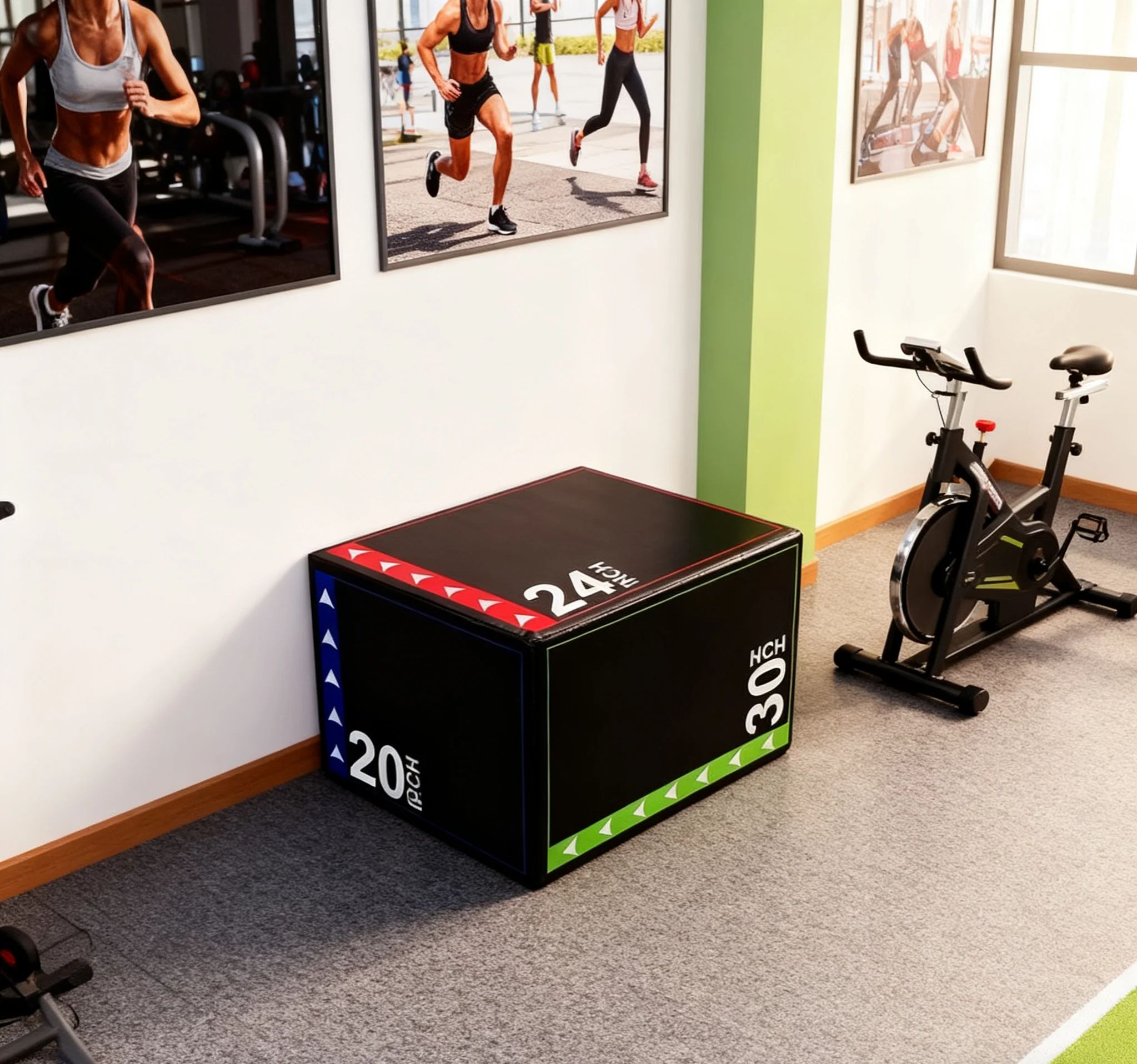 3-in-1Jump Box Plyometric Box  - Sports Equipment Storage Rack review and price