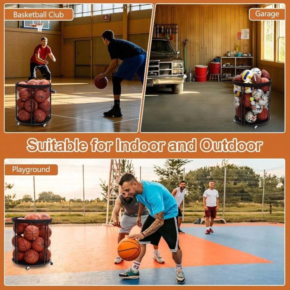 Heavy Duty Ball Storage Bin Ca - Sports Equipment Storage Rack review and price