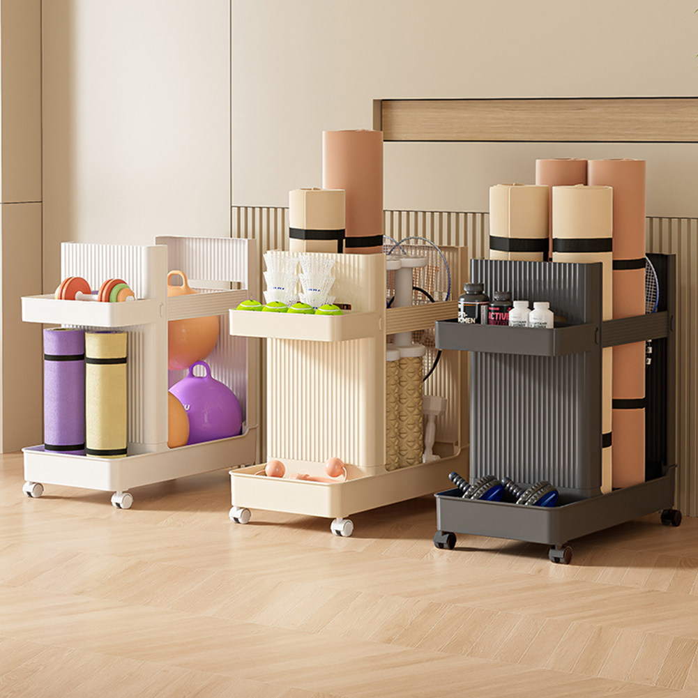 Gym Equipment Holder with Whee - Sports Equipment Storage Rack review and price