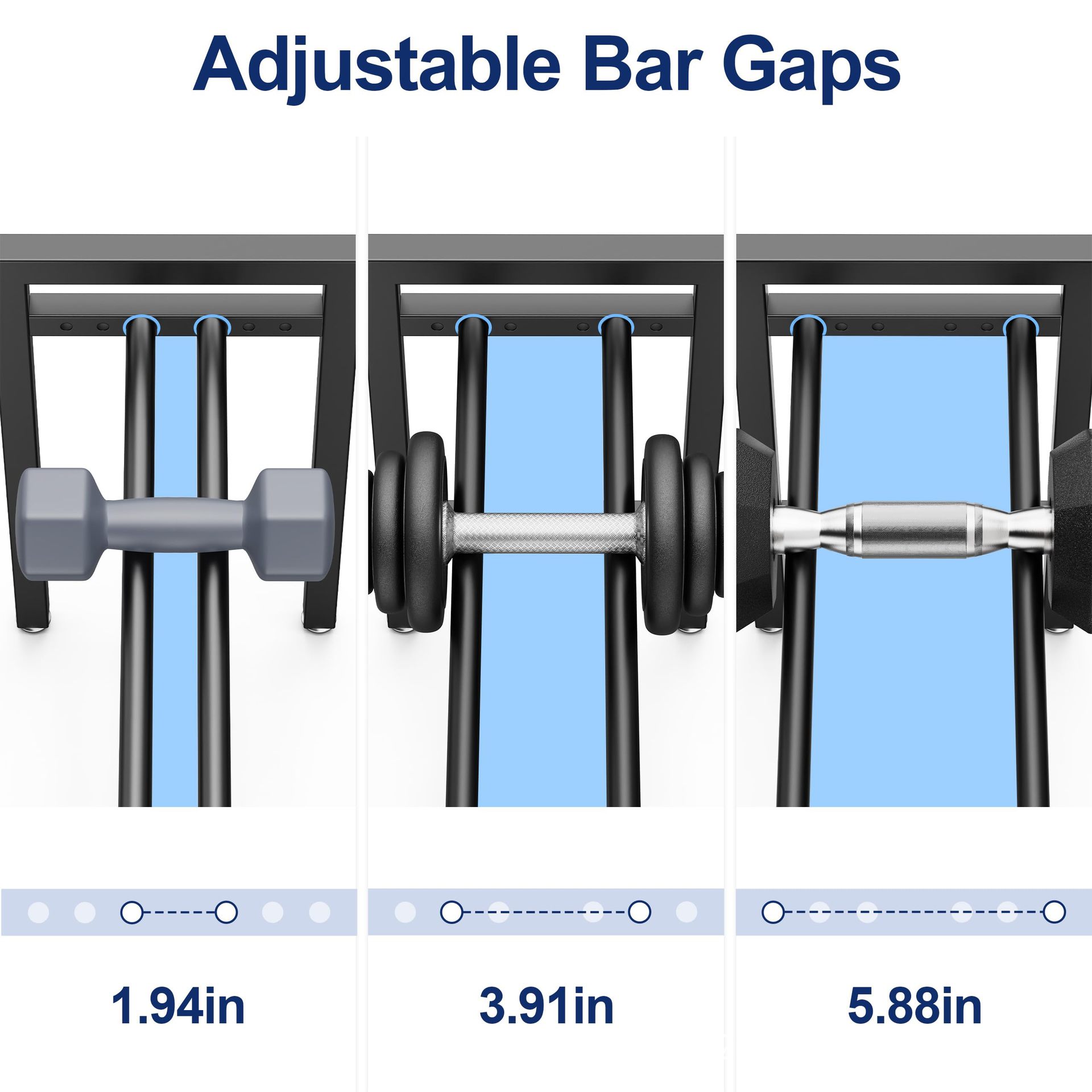 Adjustable Metal Dumbbell Rack - Sports Equipment Storage Rack review and price