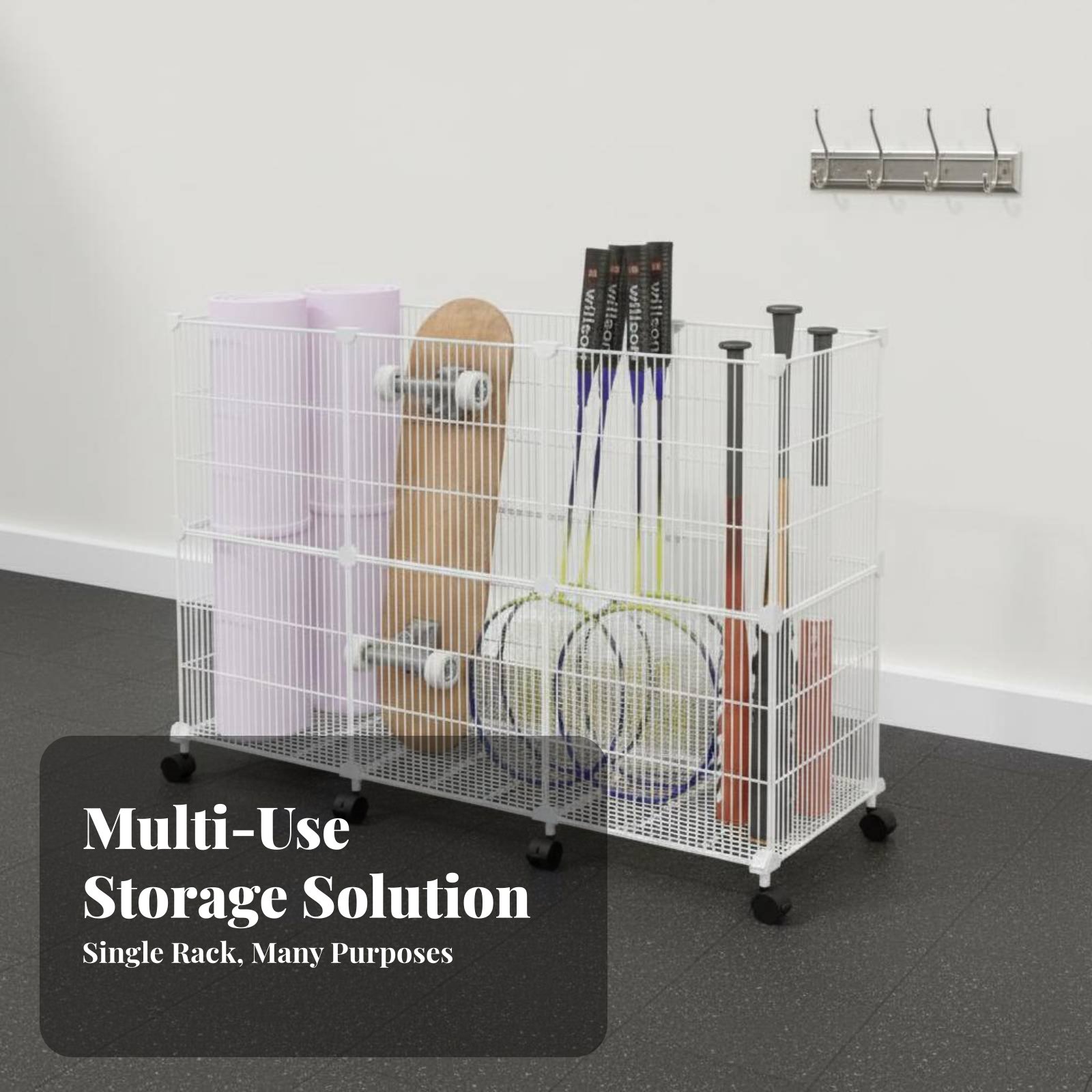 Sports Equipment Storage Cart  - Sports Equipment Storage Rack review and price