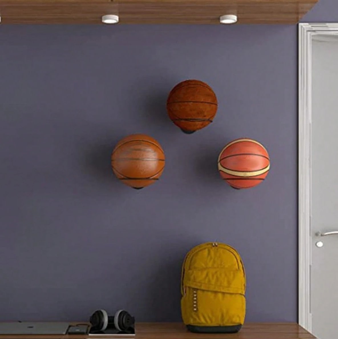 Space Saving Wall Mounted Bask - Sports Equipment Holder review and price