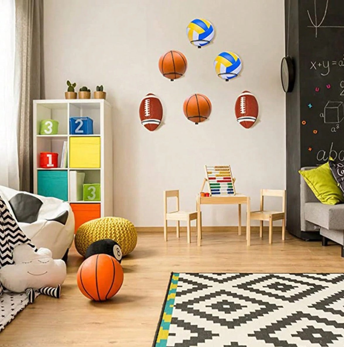 Space Saving Wall Mounted Bask - Sports Equipment Holder review and price