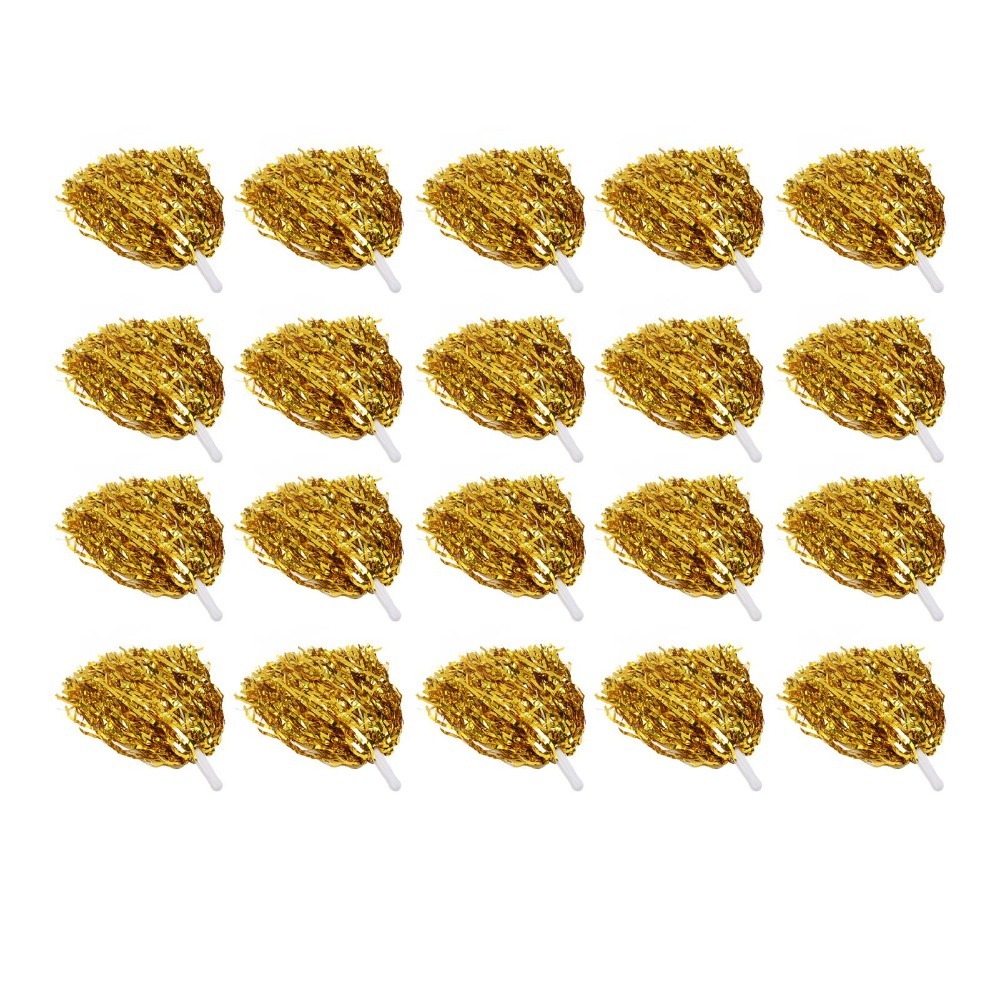 20PCS Metallic Foil Cheerleadi - Cheerleading Pom Pom review and price