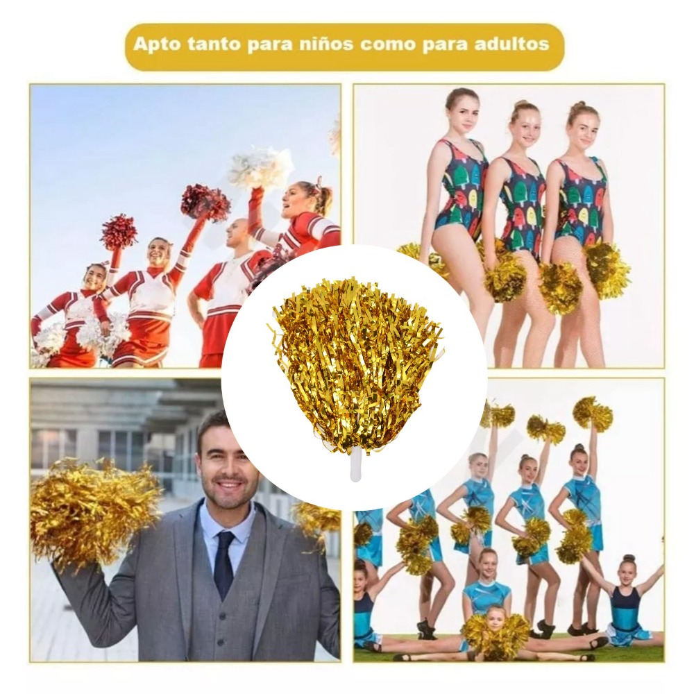20PCS Metallic Foil Cheerleadi - Cheerleading Pom Pom review and price