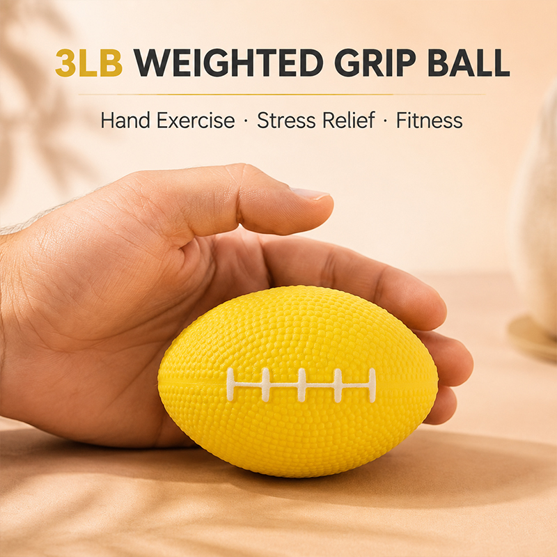 8cm Yellow Rugby Shape Hand Gr - Rugby Training Ball review and price