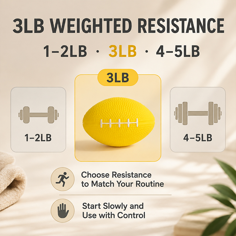 8cm Yellow Rugby Shape Hand Gr - Rugby Training Ball review and price