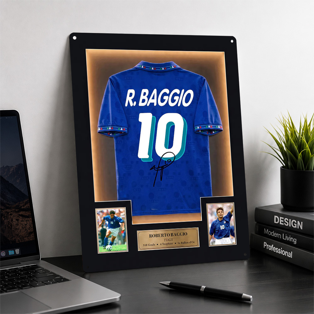 Roberto Baggio Memorabilia Pos - Sports Equipment Poster review and price