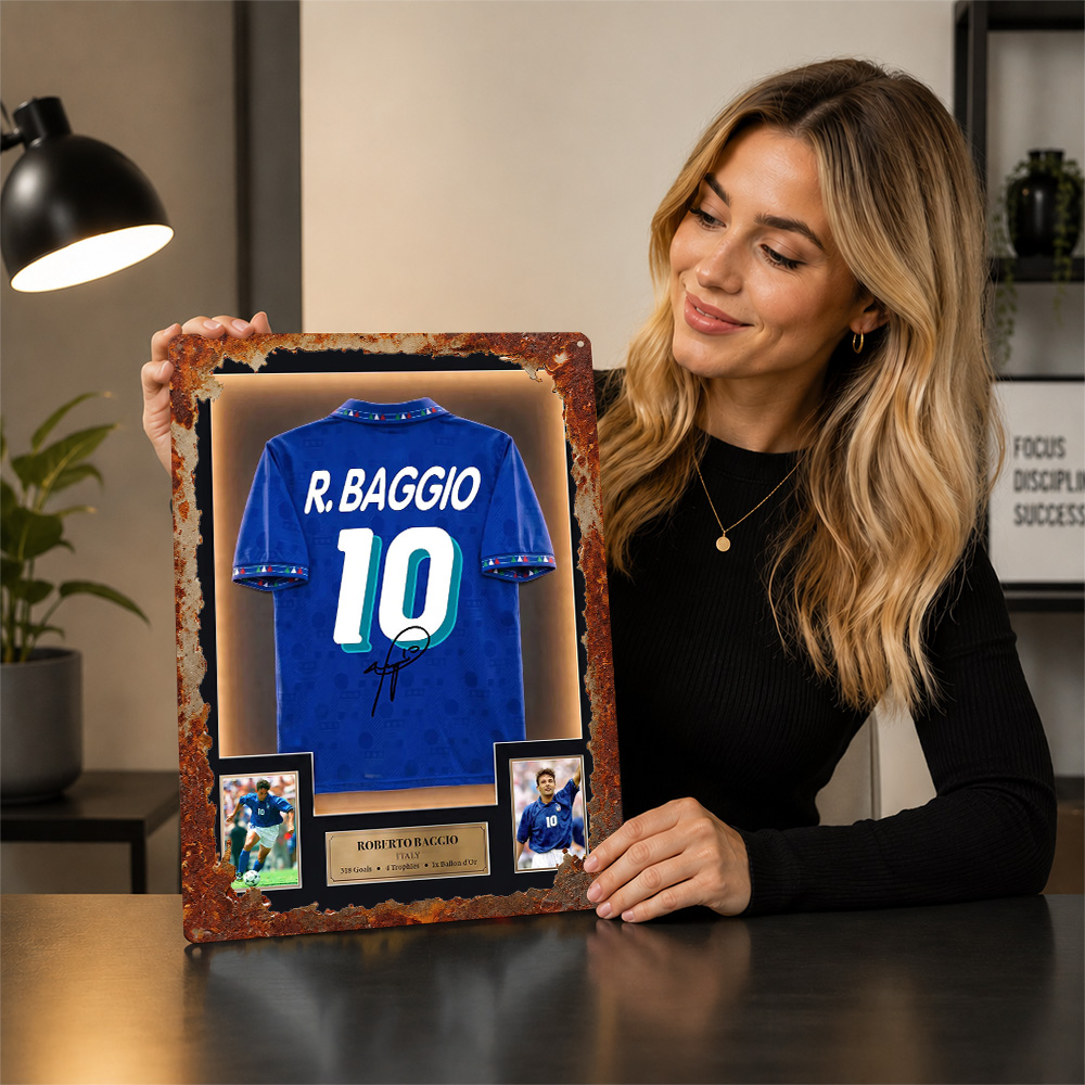 Roberto Baggio Memorabilia Pos - Sports Equipment Poster review and price