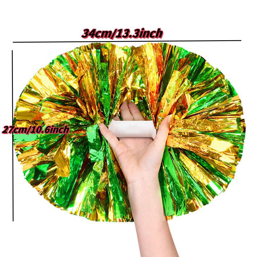 1Pcs Metallic PET Cheerleader  - Cheerleading Pom Pom review and price