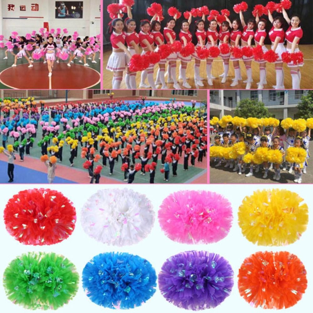 9 Colors Game Pompoms High Qua - Cheerleading Pom Pom review and price