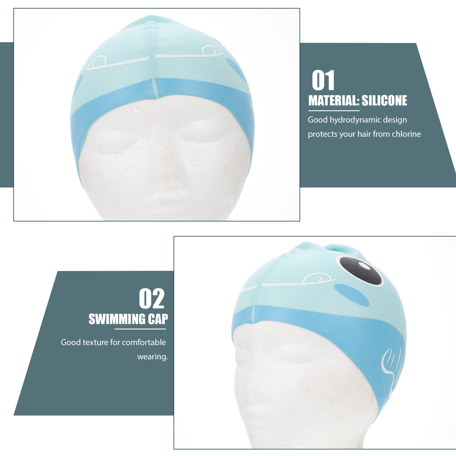 Silicone Swim Cap Cartoon Kids - Swim Cap Silicone review and price