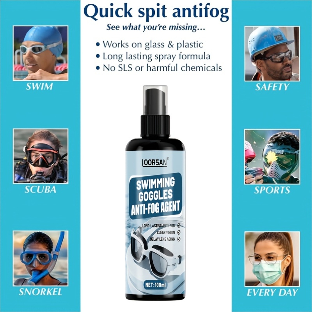 LOORSAN 100ML Goggles Anti-Fog - Swimming Goggles Anti Fog review and price