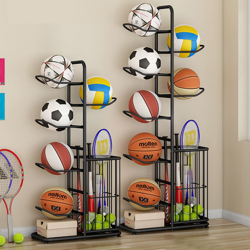 Sports Ball Storage Rack Baske - Sports Equipment For Badminton review and price