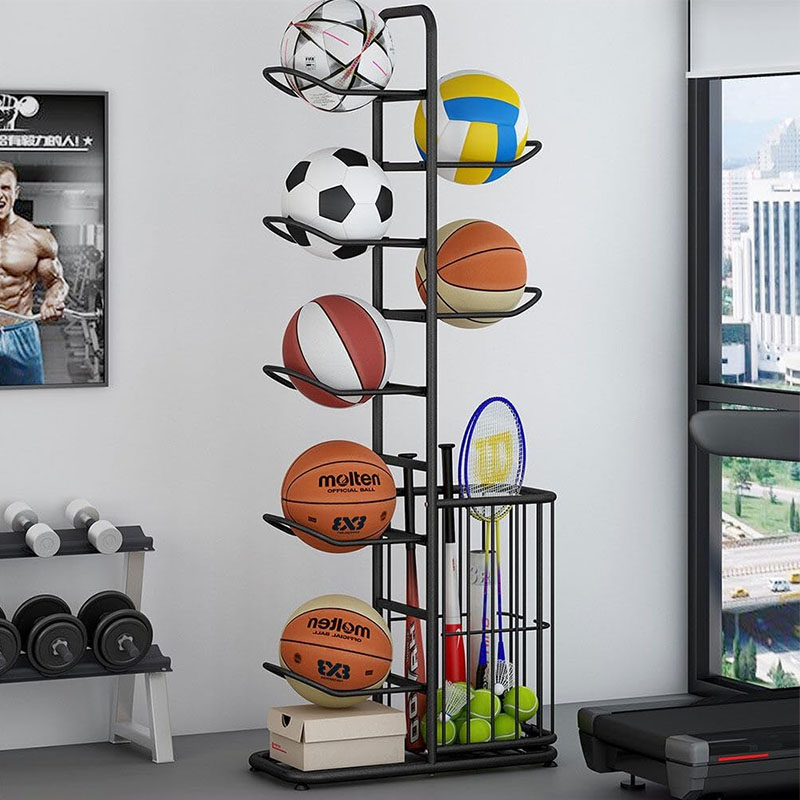 Sports Ball Storage Rack Baske - Sports Equipment For Badminton review and price