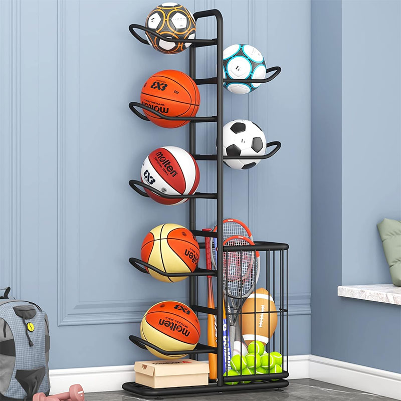 Sports Ball Storage Rack Baske - Sports Equipment For Badminton review and price