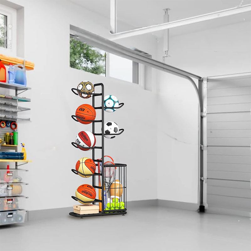 Sports Ball Storage Rack Baske - Sports Equipment For Badminton review and price
