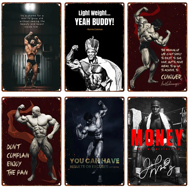 Shabby Chic Chris Bumstead Gym - Sports Equipment Poster review and price