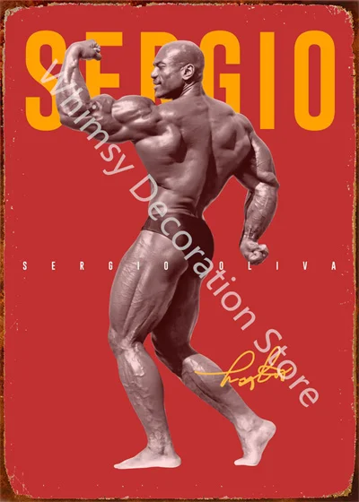 Shabby Chic Chris Bumstead Gym - Sports Equipment Poster review and price